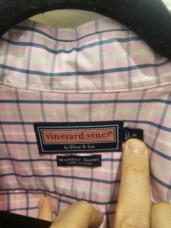 Vineyard Vines Pink Plaid Button-Down Shirt - Men's - Picture 3 of 3